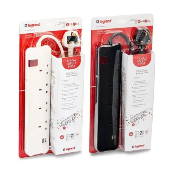 Legrand Safety First Multi-outlet Extension Cord