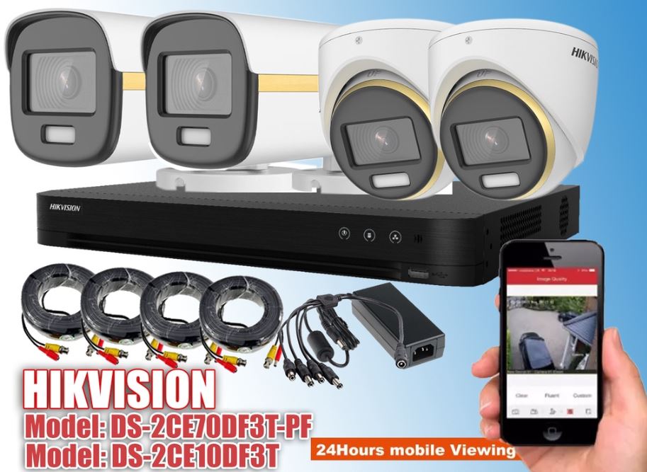 Kit of 4 Cameras ColorVu