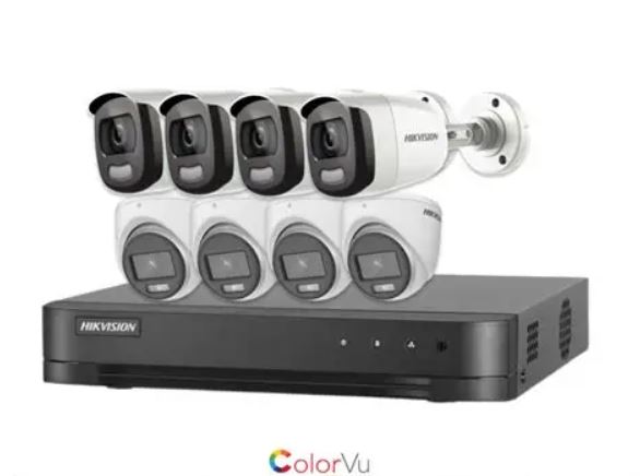 Kit of 8 Cameras ColorVu