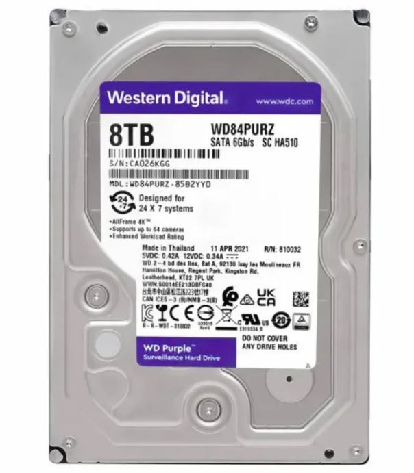 8TB Surveillance HDD