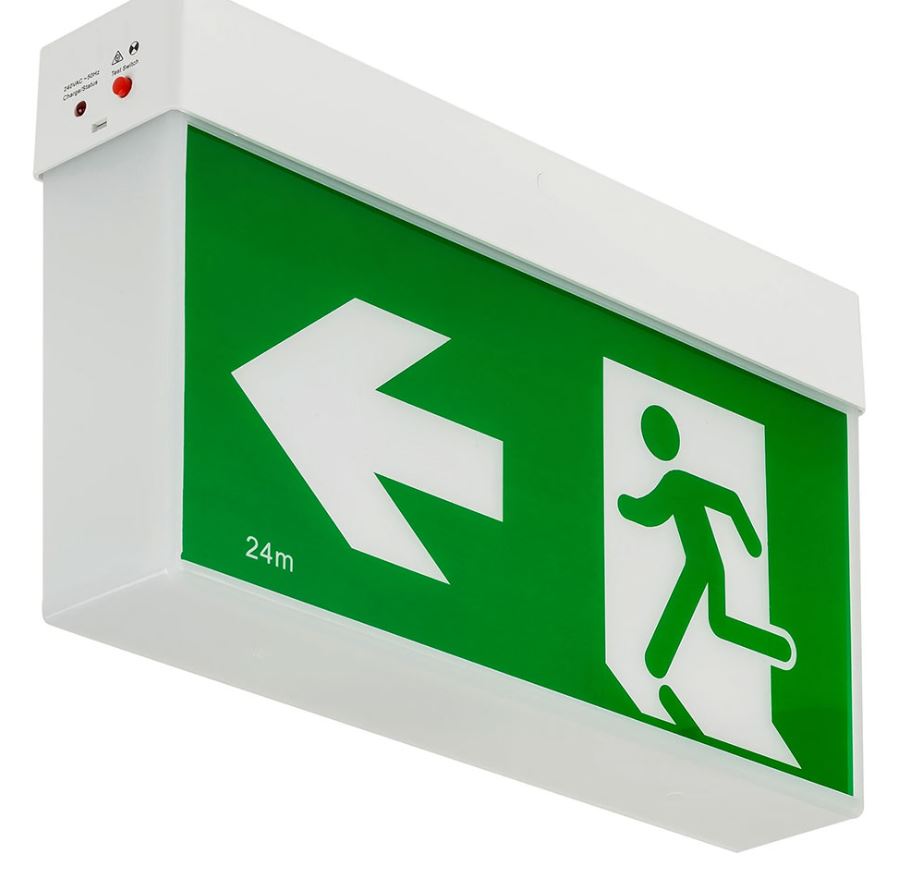 Emergency Exit Sign with Light